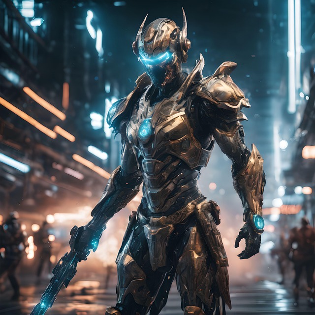 Free Ai Generated Warrior illustration and picture