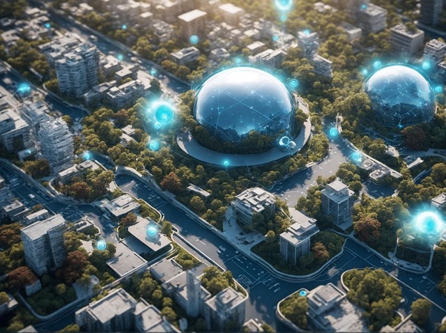 Free ai generated internet technology illustration