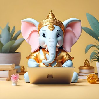 Ai Generert, Gud, Ganesh, Ganesha, Hindu