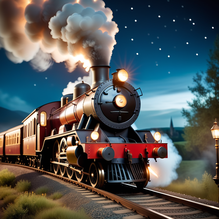 Download Ai Generated Train Tale Royalty-Free Stock Illustration Image ...