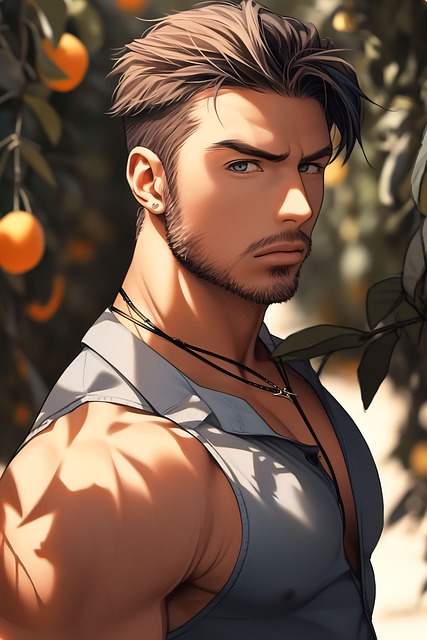 Free ai generated man model illustration