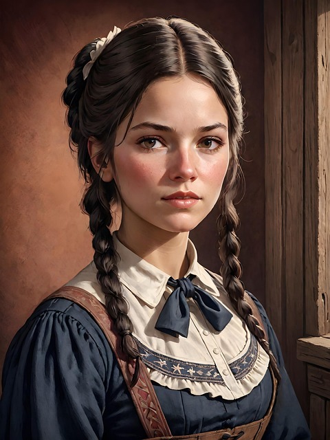 Free ai generated woman girl illustration