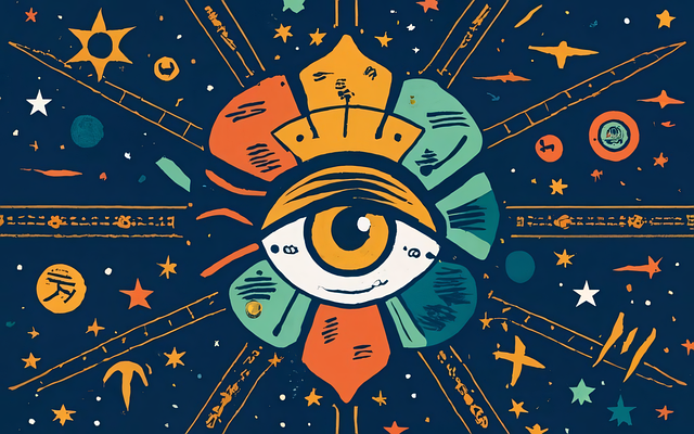 Free ai generated eye vigilant illustration