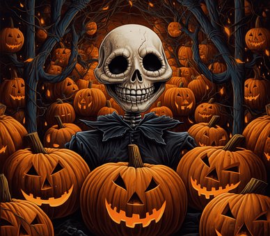 Free Ai Generated Skeleton illustration and picture