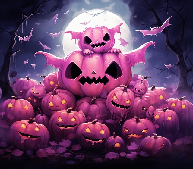 Free ai generated candy witches illustration