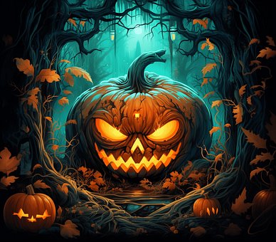 Free Ai Generated Halloween illustration and picture