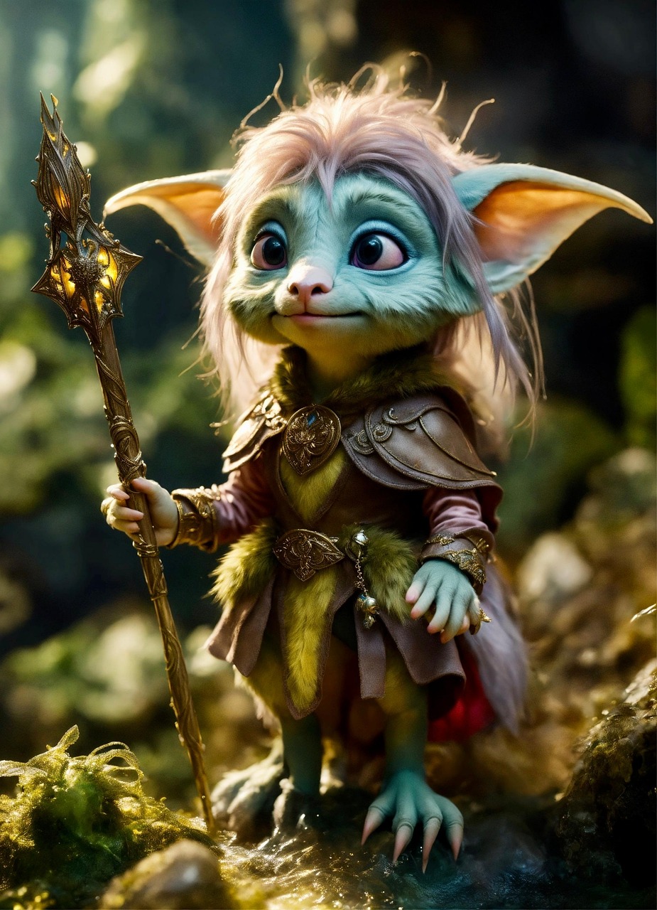 Download free HD stock image of Ai Generated Elfin Free ai generated elfin nature illustration