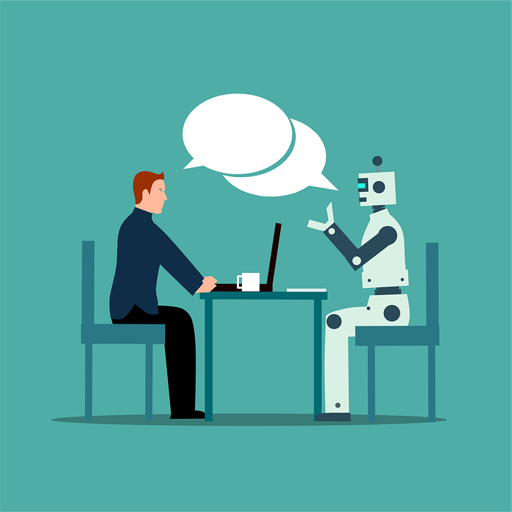 Download Interview, Robot, Discussion. Royalty-Free Vector Graphic ...