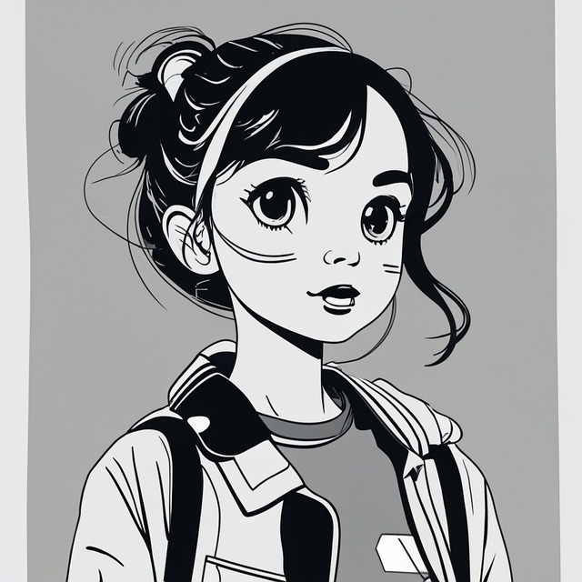 Free Anime Girl Moe illustration and picture
