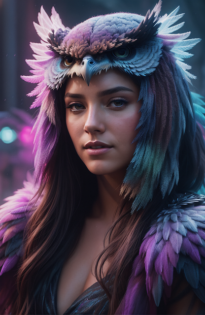 Free ai generated woman amazon illustration