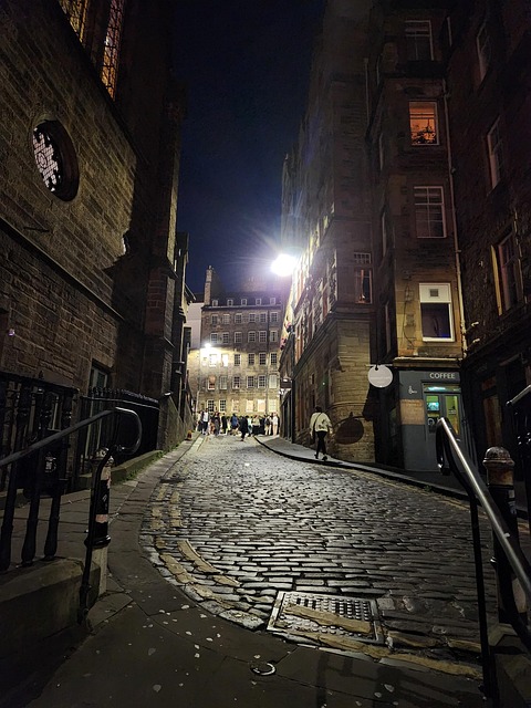 Nacht, Straße, Meditation, Alt