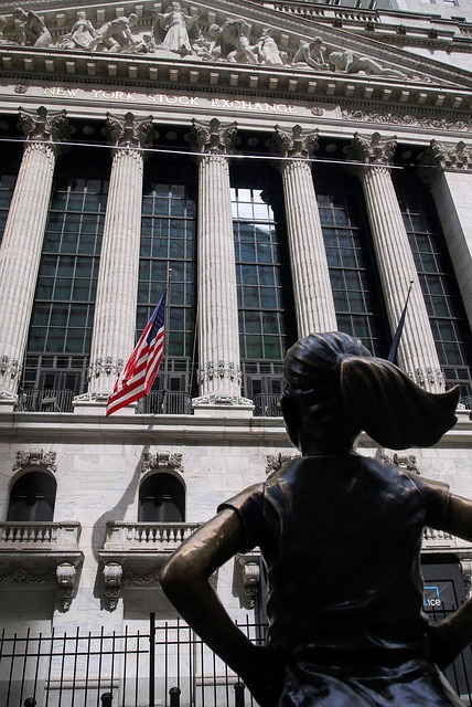 New York, By, Børs, Wall Street