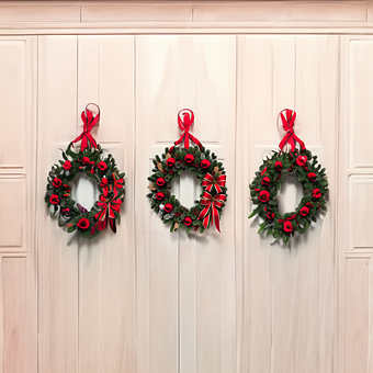 Free Wreath Christmas illustration and picture