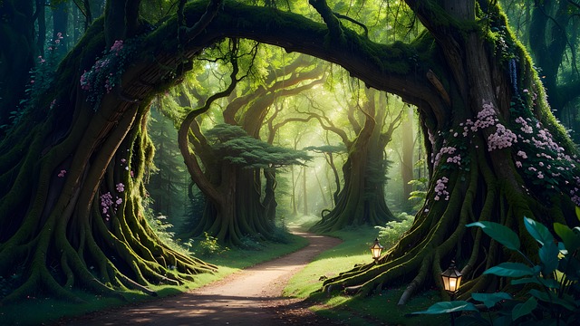 Free Ai Generated Trees illustration and picture