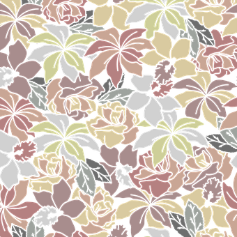 Ai Genereret, Blomster, Mønster, Blomst