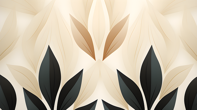 Download free HD stock image of Ai Generated Minimalist Free ai generated minimalist leaves illustration
