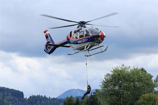 Helikopter, Redde, Politihelikopter