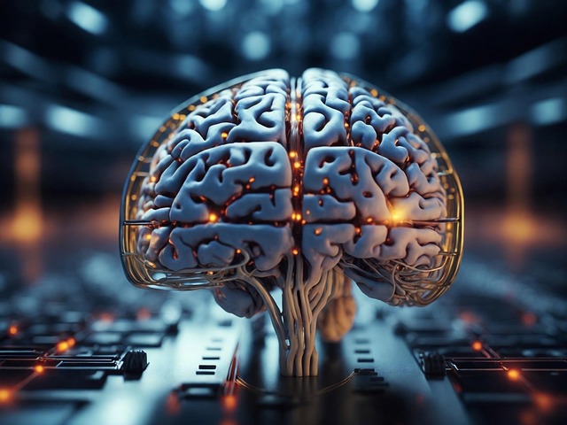 Download free HD stock image of Ai Generated Brain Free ai generated brain network illustration