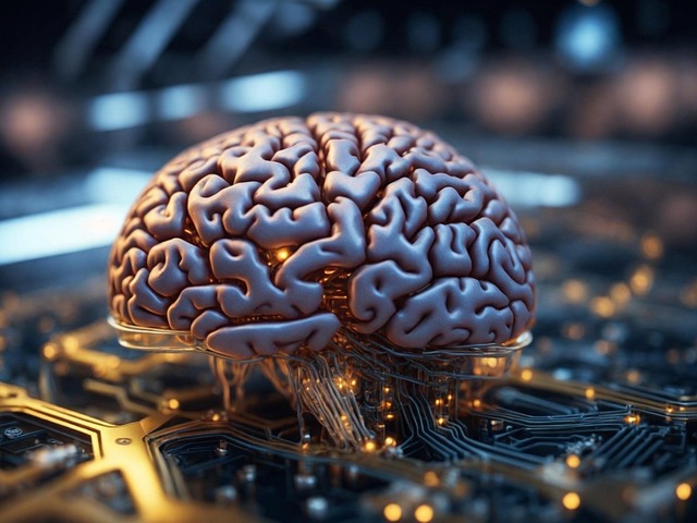 Free ai generated brain network illustration