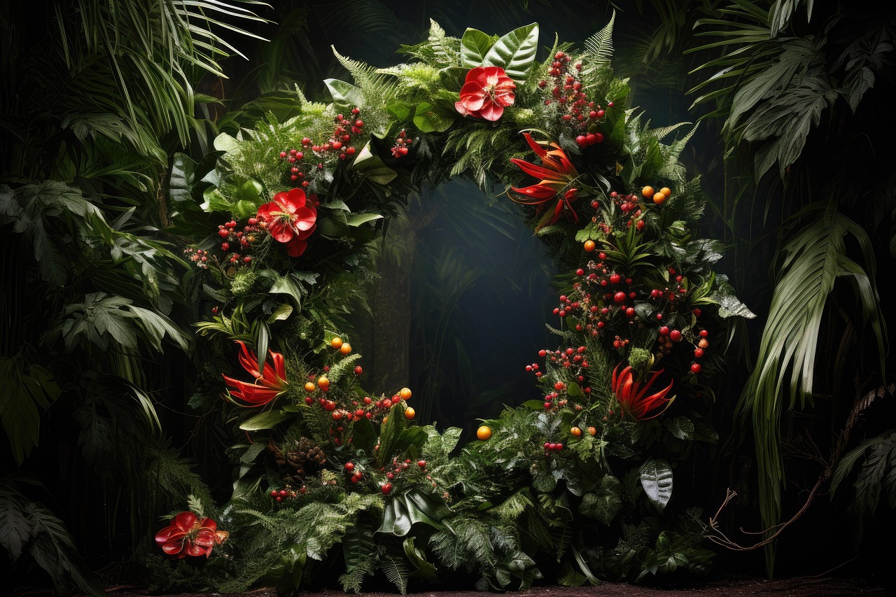 Download Ai Generated Christmas Wreath Wreath Royalty-Free Stock ...