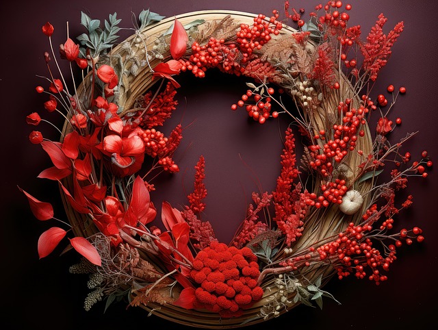 Download Ai Generated Christmas Wreath Wreath Royalty-Free Stock ...