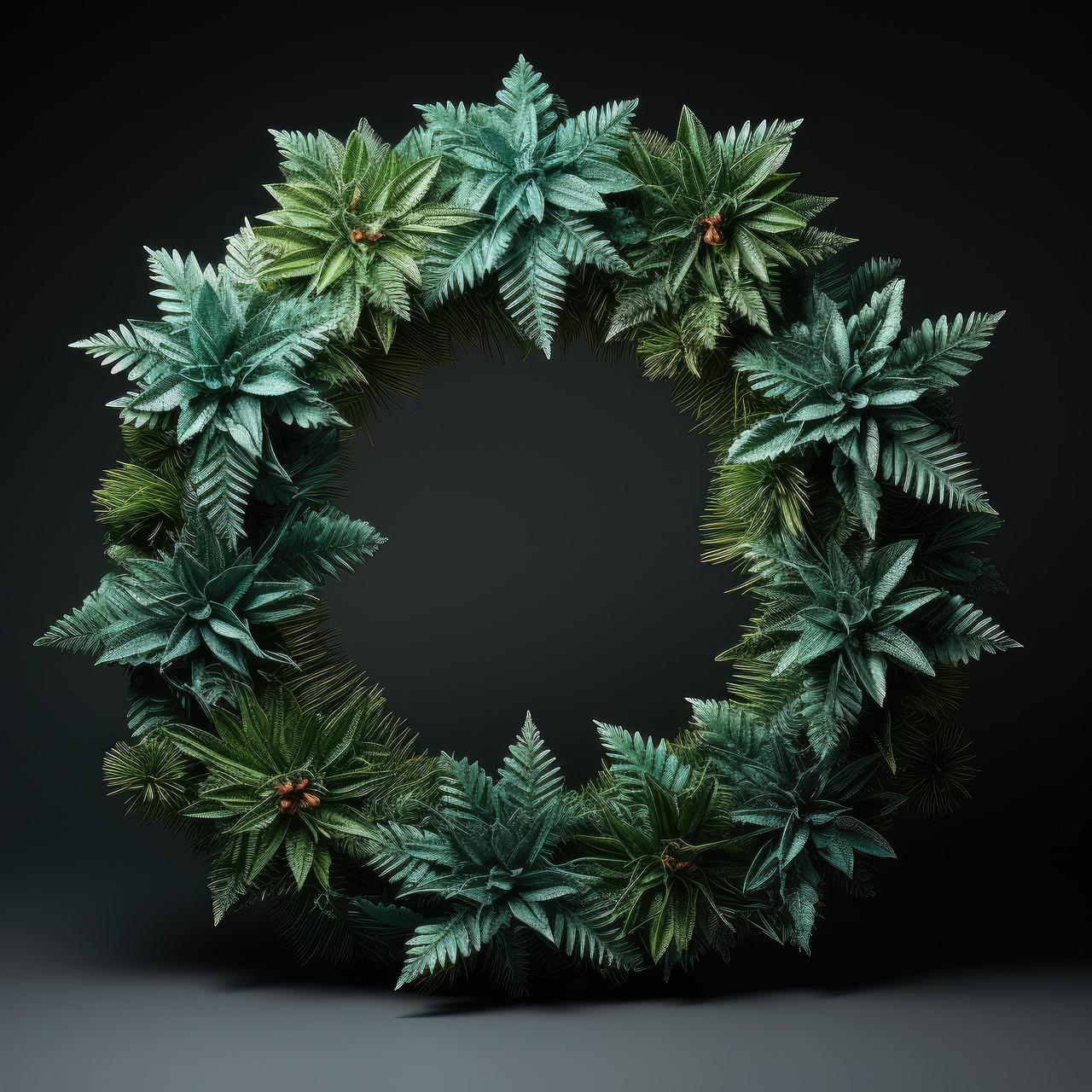 Download Ai Generated Christmas Wreath Wreath Royalty-Free Stock ...
