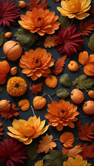 Free ai generated pumpkin fall illustration