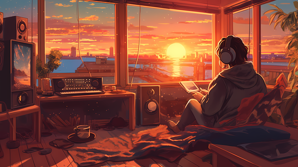 Free Ai Generated Lo-Fi illustration and picture