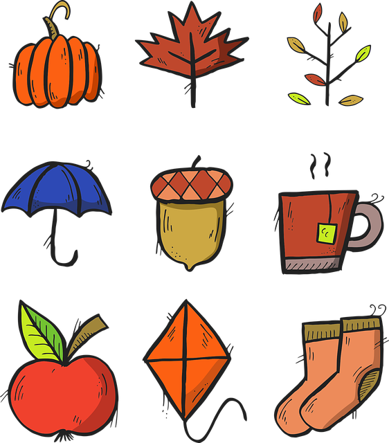 Free autumn nature forest vector
