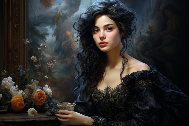 Free ai generated woman noble illustration