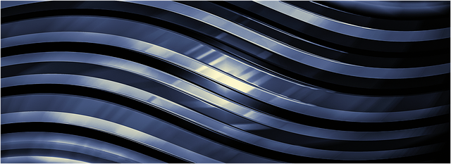Free background metallic curves illustration