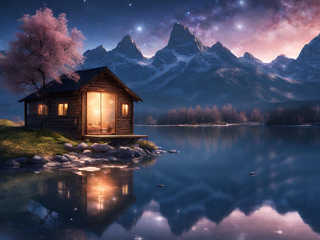 Free Nature Cabin illustration and picture