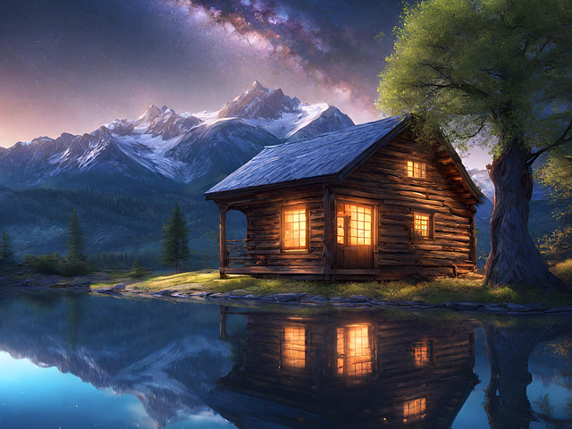 Free Nature Cabin illustration and picture