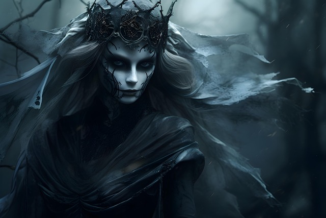 Free ai generated queer horror illustration
