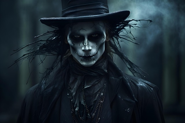 Free halloween creepy spectral illustration