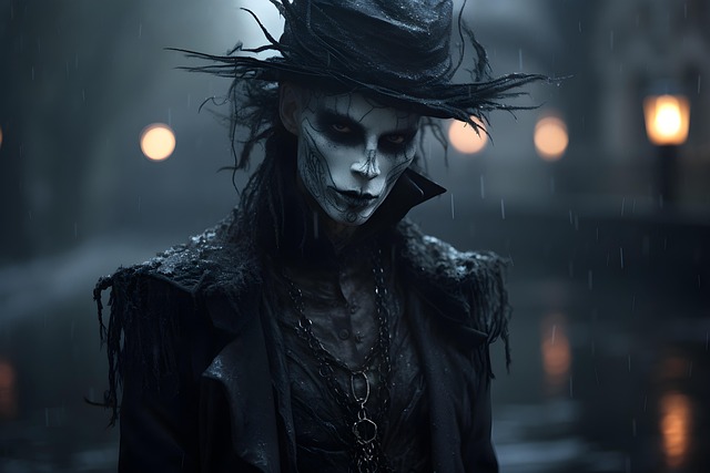 Free halloween creepy spectral illustration