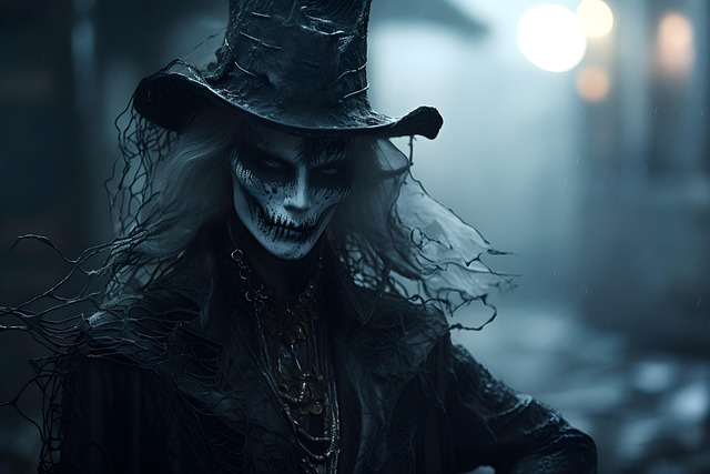 Free halloween creepy spectral illustration