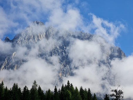 Berge, Österreich, Landschaft, Wolken