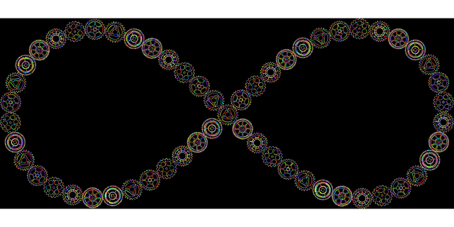 Free infinity gears cogs illustration