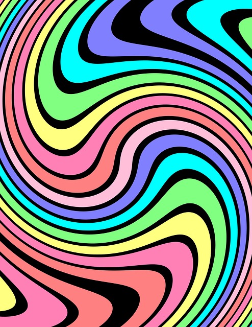 Download free HD stock image of Rainbow Swirl Free rainbow swirl twirl illustration