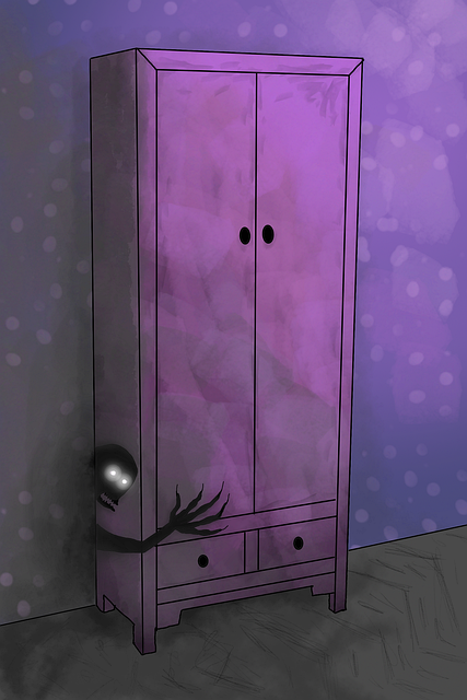 Free Wardrobe Ghost illustration and picture