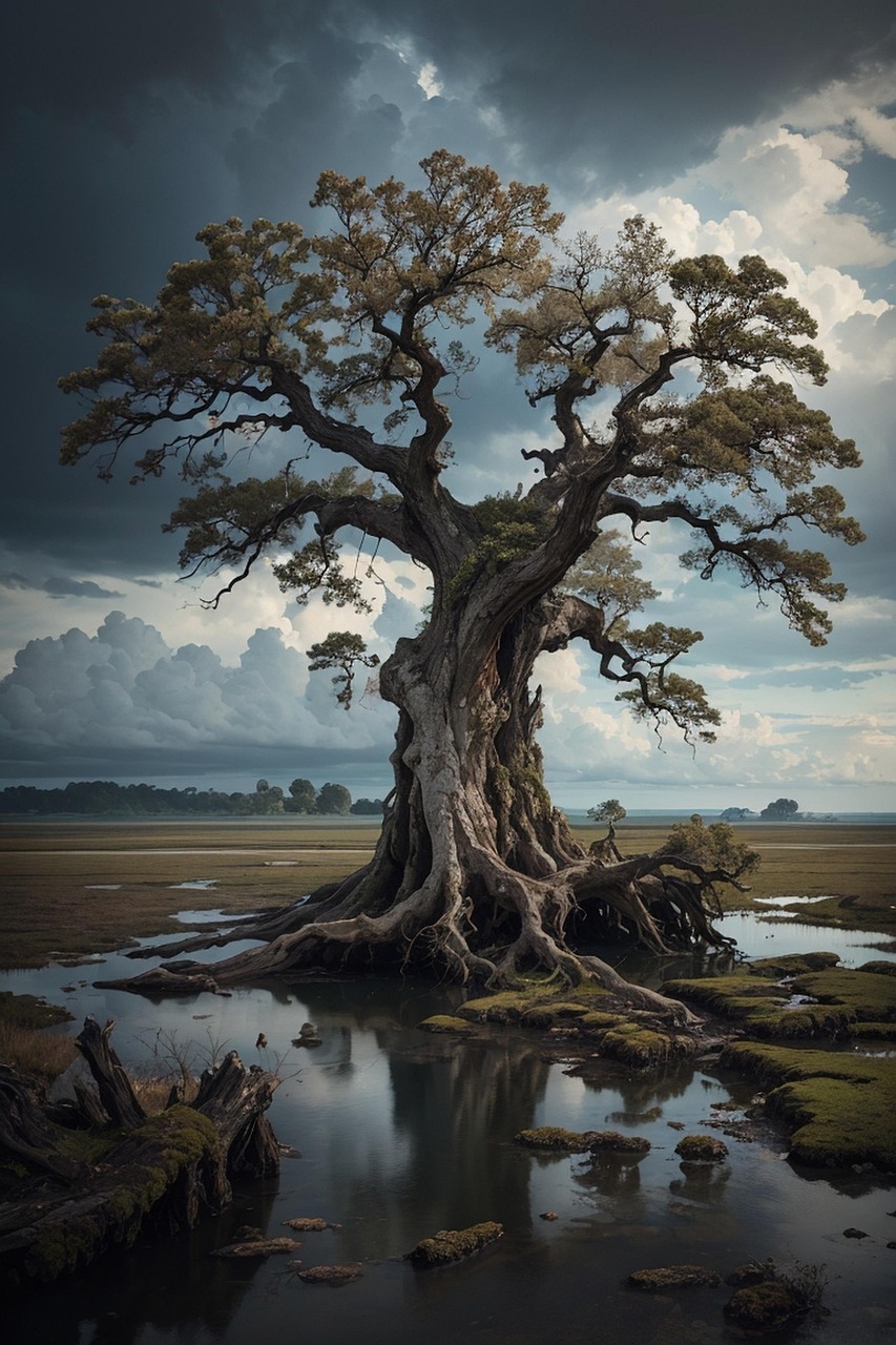 Download Ai Generated Fantasy Tree Royalty-Free Stock Illustration ...
