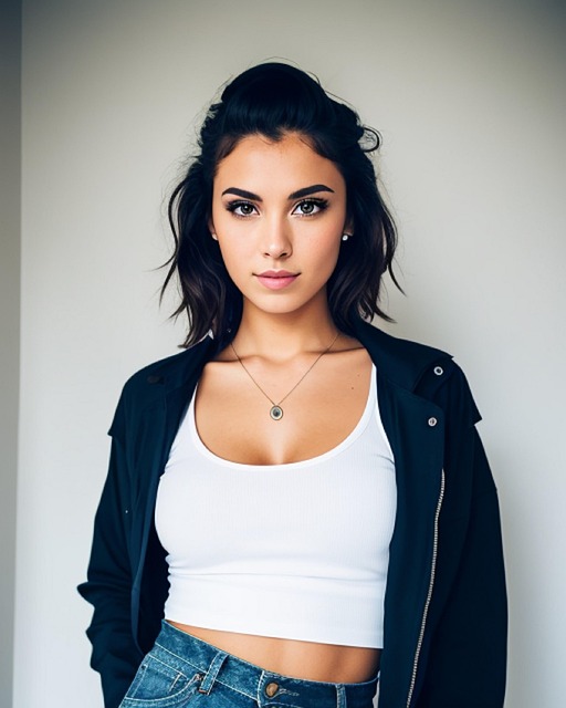 Ai Generado, Mujer, Moda, Niña, Chaqueta