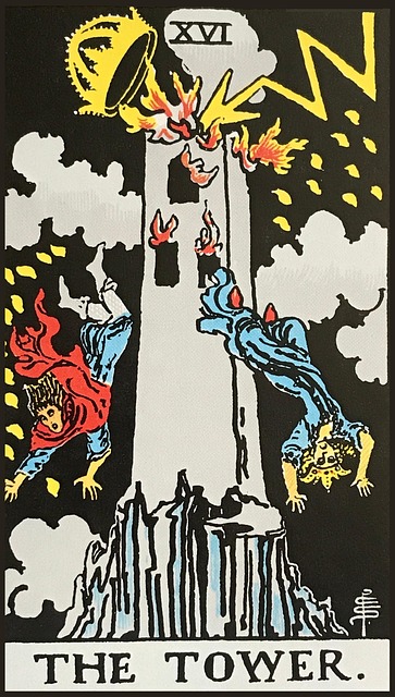 Free tower lightning crown illustration
