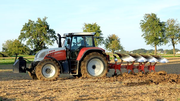Traktor, Plog, Utstyr, Jordbruk