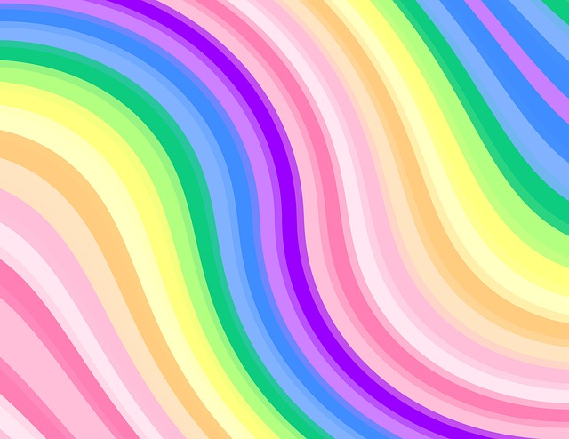 Download free HD stock image of Pastel Nature Free pastel nature rainbow illustration