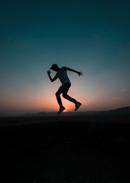 Free Man Jump photo and picture
