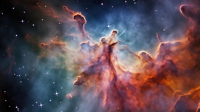 Free nebula space cosmic illustration