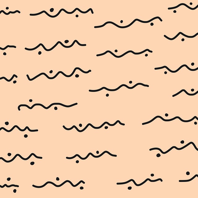 Free lines dots pattern illustration