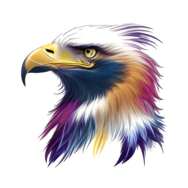 Free ai generated eagle logo illustration